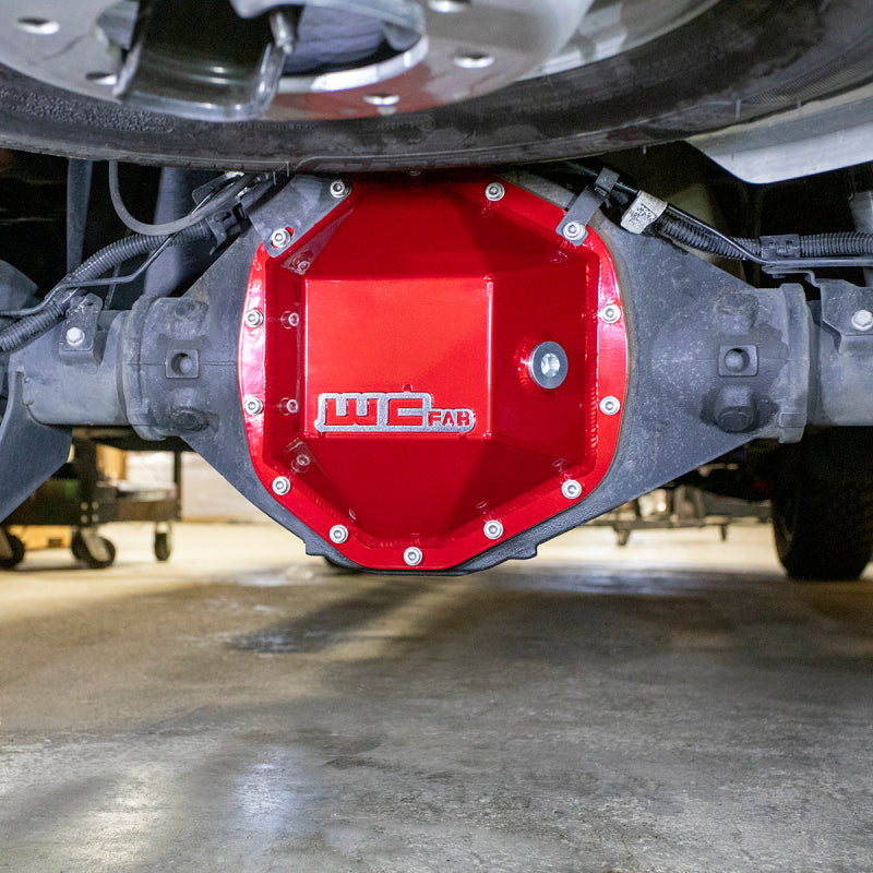 Wehrli 20-24 GM Duramax - 19-23 Ram HD Rear Differential Cover - Red