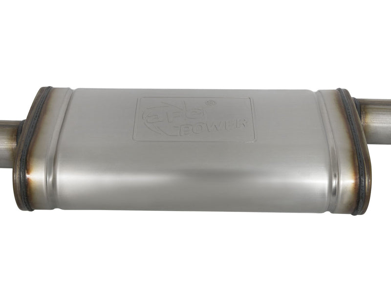 aFe ROCK BASHER Cat-Back Hi-Tuck Exhaust System for 2016-2023 Toyota Tacoma 2.5-Inch 409 Stainless Steel - 49-46046