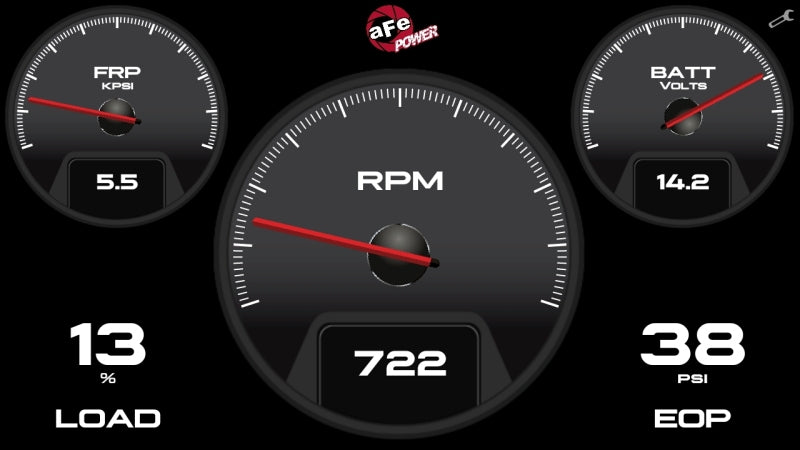 aFe AGD Advanced Gauge Display 5.5-Inch Digital Monitor, Part Number 77-91001, for Dodge, RAM, Ford and GM Diesel Trucks