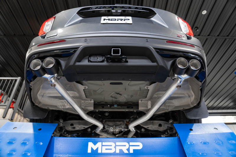 MBRP S52033CF Armor Pro Axle-Back Exhaust System for 2020-2021 Ford Explorer ST and Lincoln Aviator