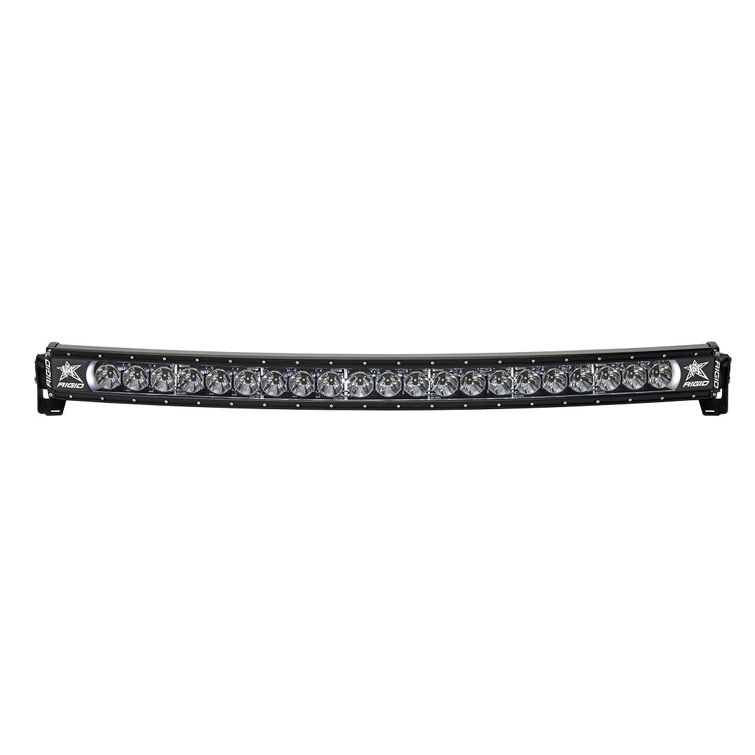Rigid Industries - 34000 - LED Light Bars - 40 Inch LED Light Bar Single Row Curved White Backlight Radiance Plus