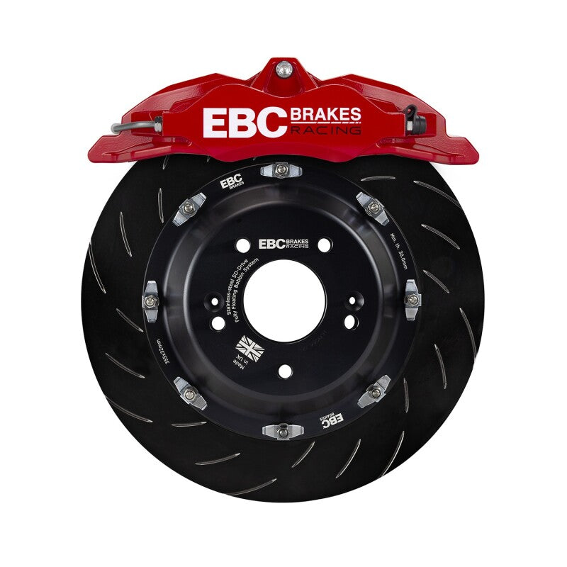 EBC Racing Apollo-4 Front Right Red Brake Caliper for 2005-2011 Ford Focus ST
