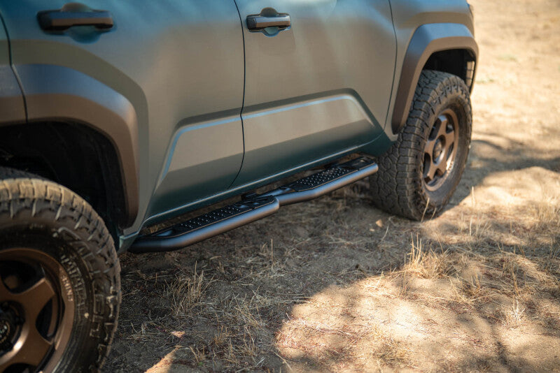 DV8 Offroad OE Plus Side Steps for 2025-2026 Toyota 4Runner - Micro-Texture Black, Part Number dveSRTF3-02
