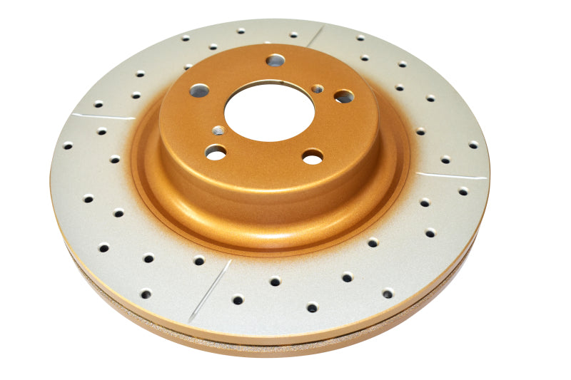 DBA 650X X Street Series Front Drilled and Slotted Brake Rotor for Subaru BRZ, Scion FR-S, and Legacy