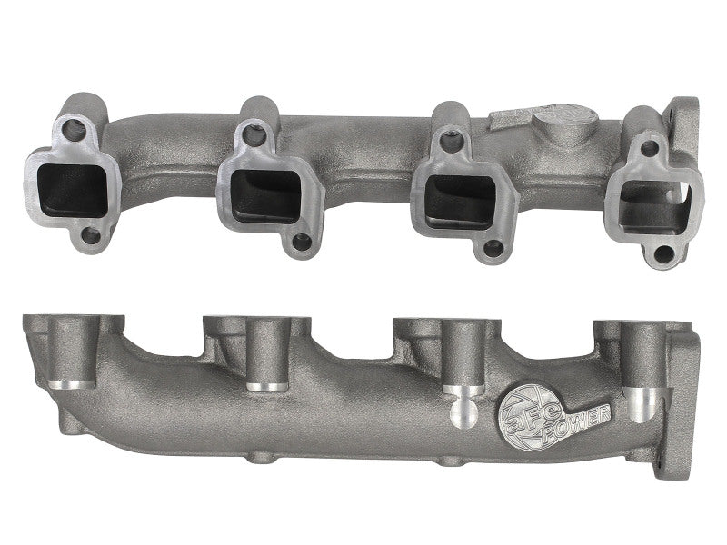 aFe Power BladeRunner Ported Ductile Iron Exhaust Manifold for 2001-2016 GM Diesel Trucks 6.6L V8, aFe46-40024