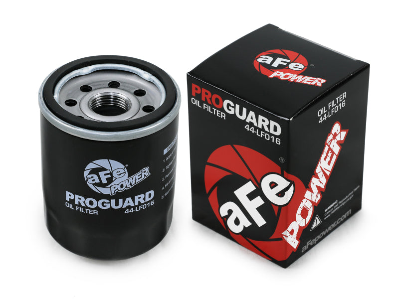 aFe Pro GUARD D2 Oil Filter 99-14 Nissan Trucks / 01-15 Honda Cars, Part Number afe44-LF016-MB, 4-Pack