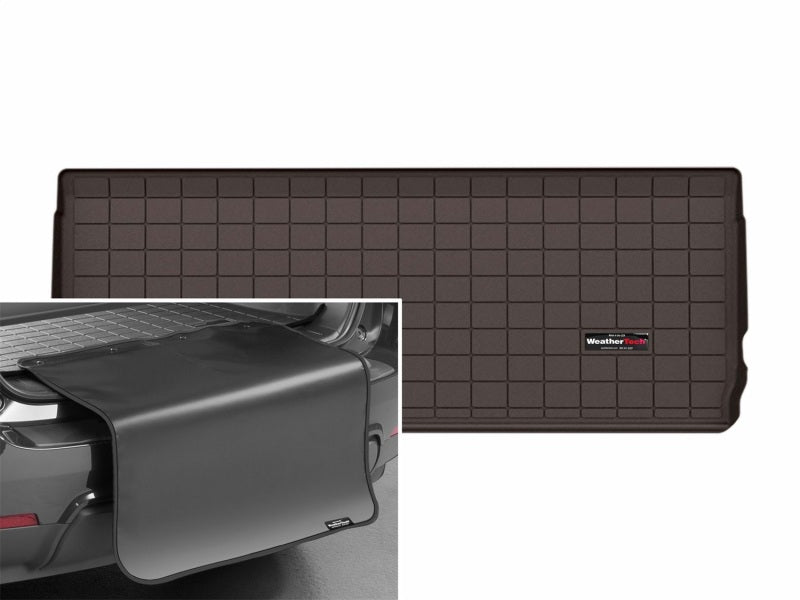 WeatherTech 25-26 Ford Expedition Behind 3rd Row Cargo Liner with Bumper Protector - Cocoa
