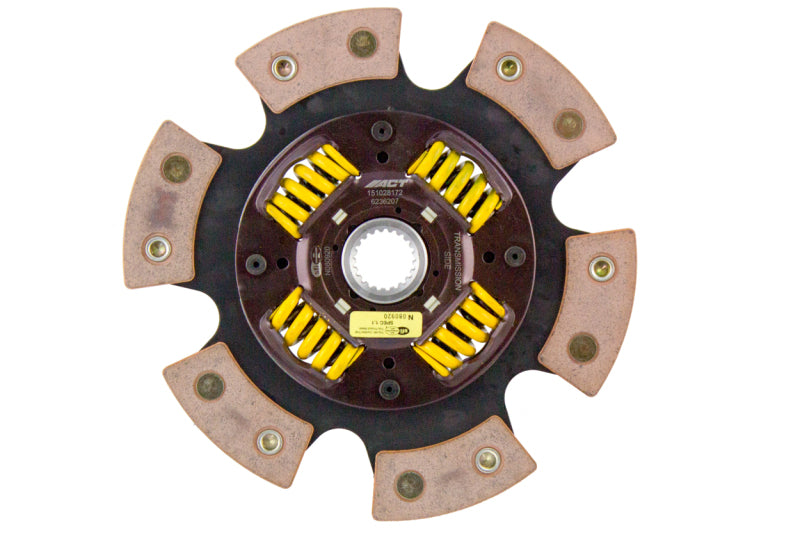 ACT 6236207 6-Pad Spring-Centered Ceramic Race Clutch Disc