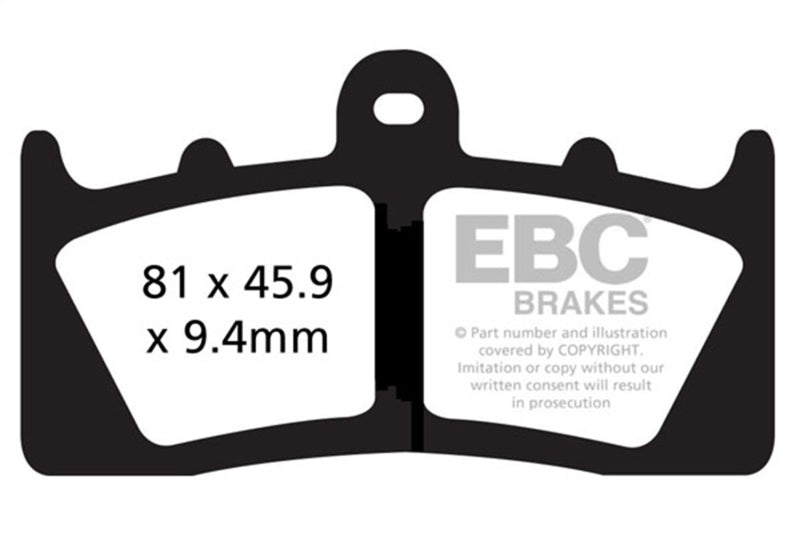 EBC Powersports FA613HH Double-H Sintered Front Brake Pads for BMW K1600