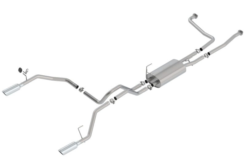 Borla S-Type Cat-Back Exhaust System for 2016-2024 Nissan Titan 5.6L V8, Part Number 140796