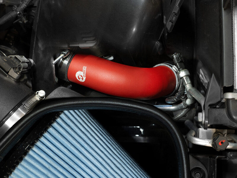aFe BladeRunner Aluminum Hot and Cold Charge Pipe Kit, Textured Red, Part Number 46-20814-R
