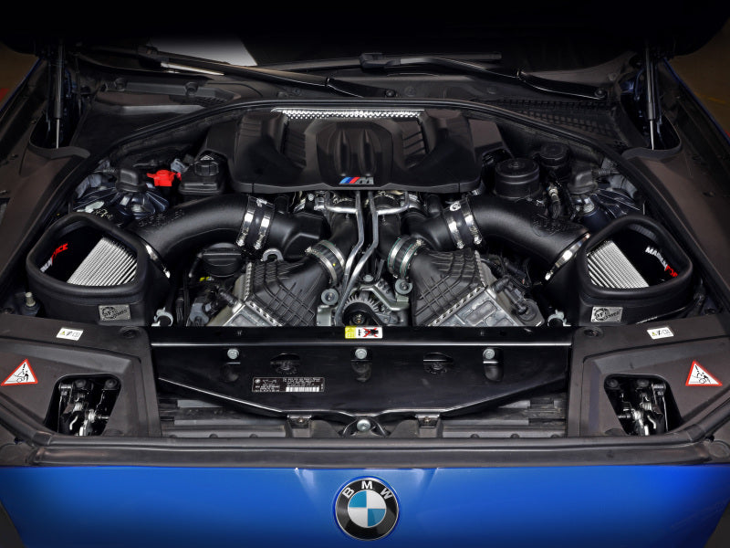 aFe POWER Magnum FORCE Stage-2 Pro DRY S Cold Air Intake System 54-13030D for 2012-2019 BMW M5 and M6 4.4L V8
