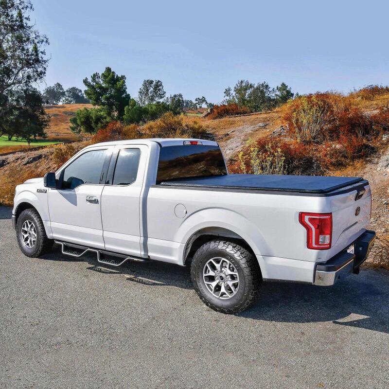 Westin Outlaw Drop Nerf Step Bars for Ford F-150, F-250, F-350 SuperCab – Textured Black, Part Number WES20-13935