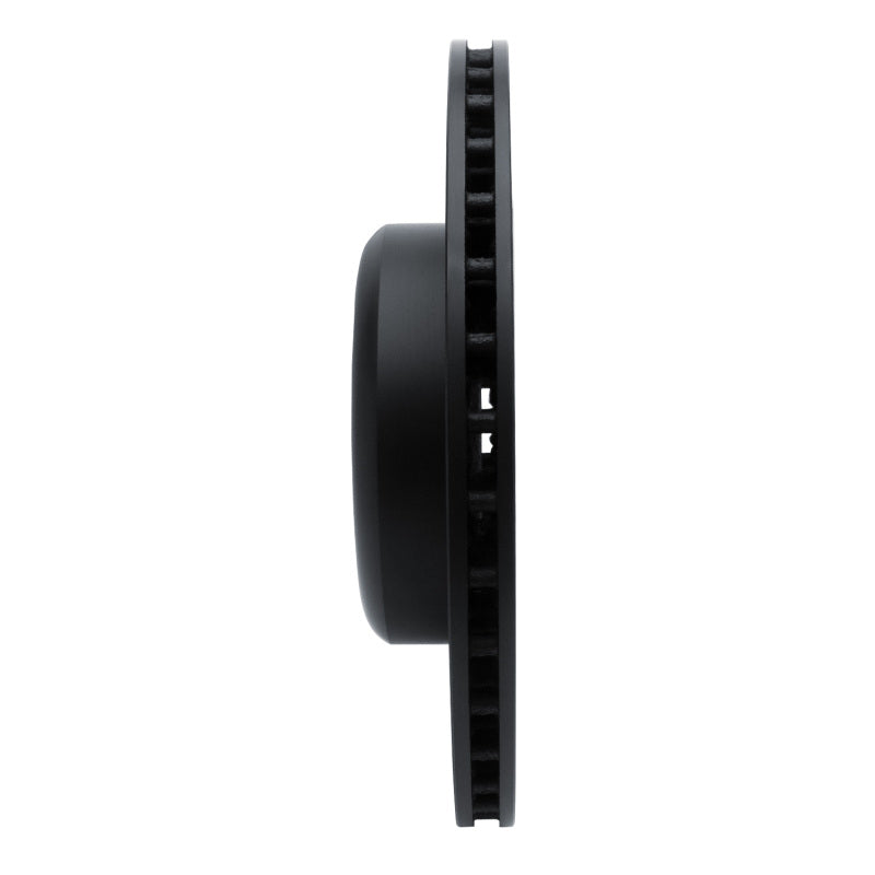 R1 Concepts RNC633-31130R Rear Right Drilled and Slotted Black Brake Rotor for Select BMW Models