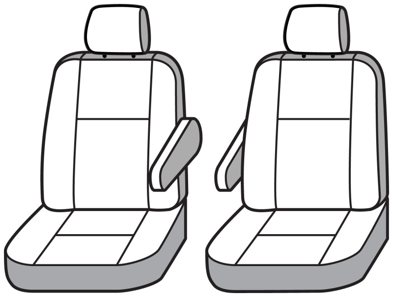 Covercraft 22-23 Jeep Grand Wagoneer Carhartt SeatSaver 2nd Row Seat Covers - Gravel