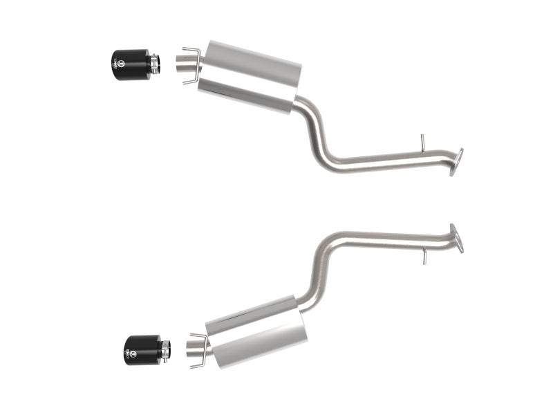 aFe Takeda 49-36060-B Axle-Back Exhaust System with Black Tips for 2014-2023 Lexus IS350 3.5L V6