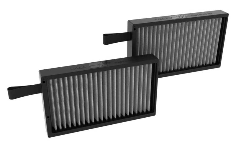 K&N Engineering VF3023 Washable Cabin Air Filter Pair for 2017-2023 Tesla Model 3 and 2020-2022 Model Y