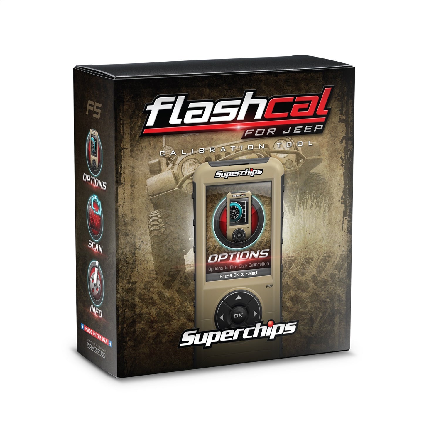 Superchips - 3571-JT - Performance Tuner/Programmer -  3571-JT Flashcal F5 Programmer Fits 20-22 Gladiator