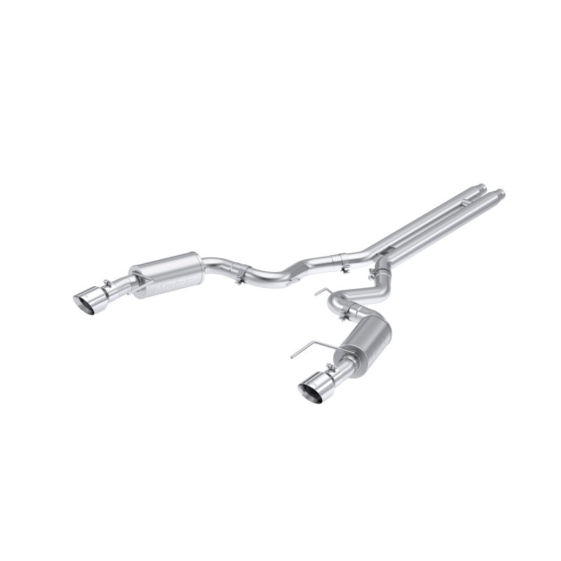 MBRP Armor Lite Cat-Back Exhaust System for 2024-2026 Ford Mustang GT S650 5.0L, 3-Inch Aluminized Steel, Dual Rear Exit - S7251AL