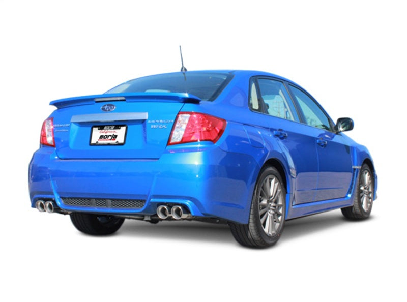 Borla 140418 ATAK Cat-Back Exhaust System for 2011-2014 Subaru Impreza WRX and WRX STI Sedan