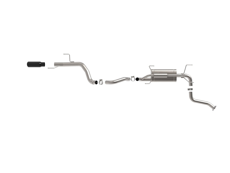 aFe Vulcan Series Cat-Back Exhaust with Black Tip, Part Number 49-36080-B, for 2025-2026 Toyota 4Runner 2.4L