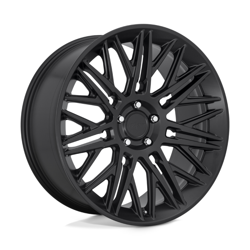 Rotiform -  R164 JDR Wheel 22x10 5x112 20 Offset - Matte Black - R1642200F8+20