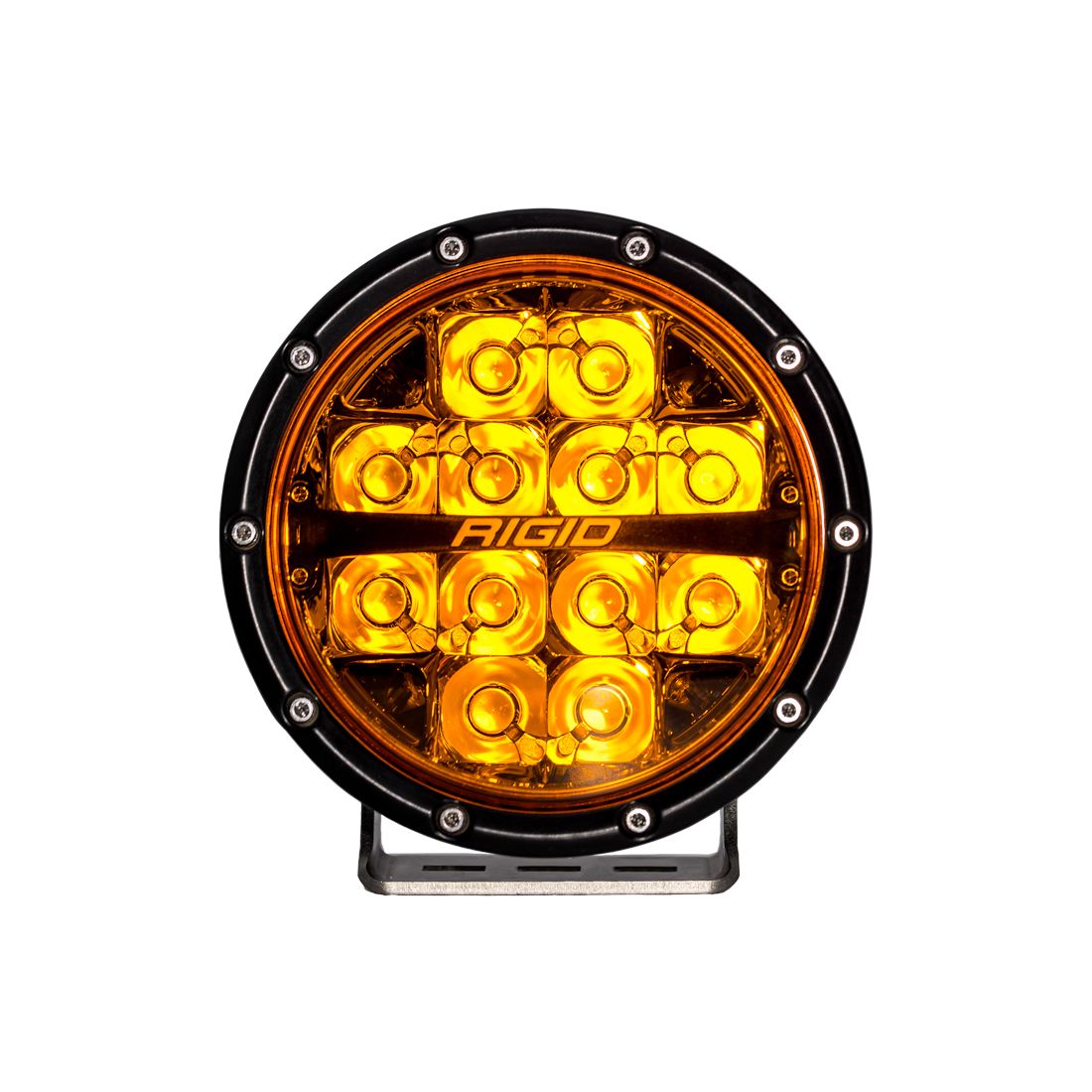 Rigid Industries - 36210 - Auxiliary Light - 360-Series 6 Inch Spot with Amber PRO Lens Pair