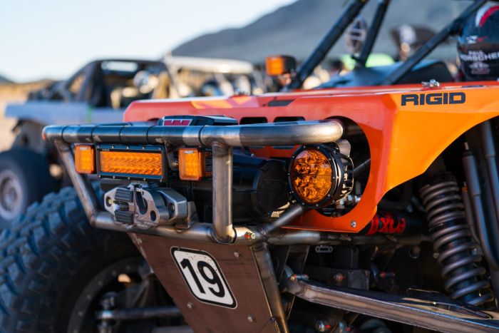 Rigid Industries - 36210 - Auxiliary Light - 360-Series 6 Inch Spot with Amber PRO Lens Pair