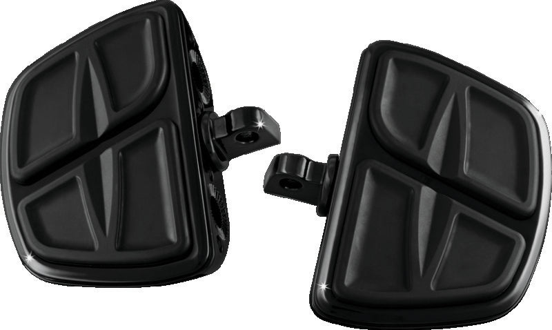 Kuryakyn Kinetic Mini Boards with Adapter, Black – Part KUR7612