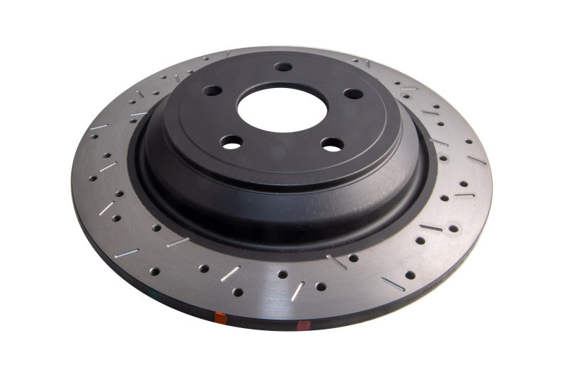 DBA 42969BLKXS 4000 Series XS Gold Rear Drilled and Slotted Brake Rotor for 2016-2018 Ford Focus RS