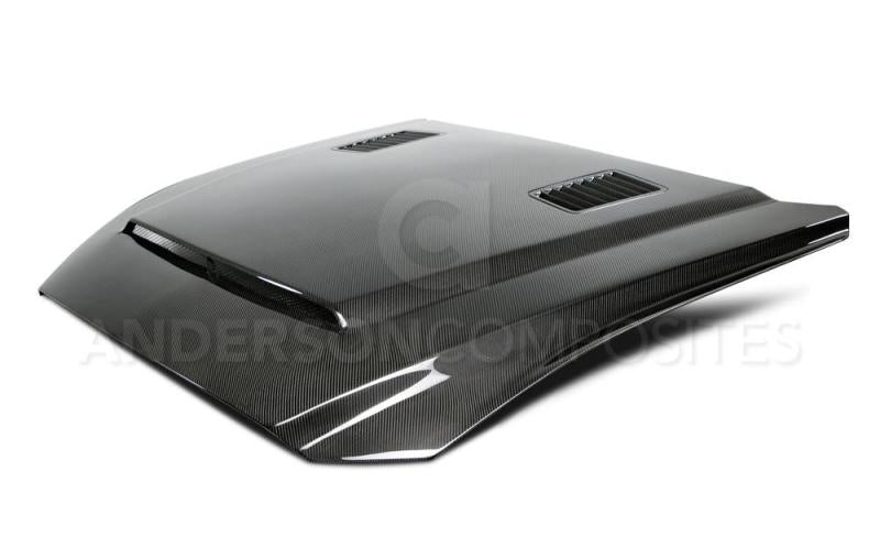 Anderson Composites 15-17 Ford Mustang Super Snake Double Sided Hood