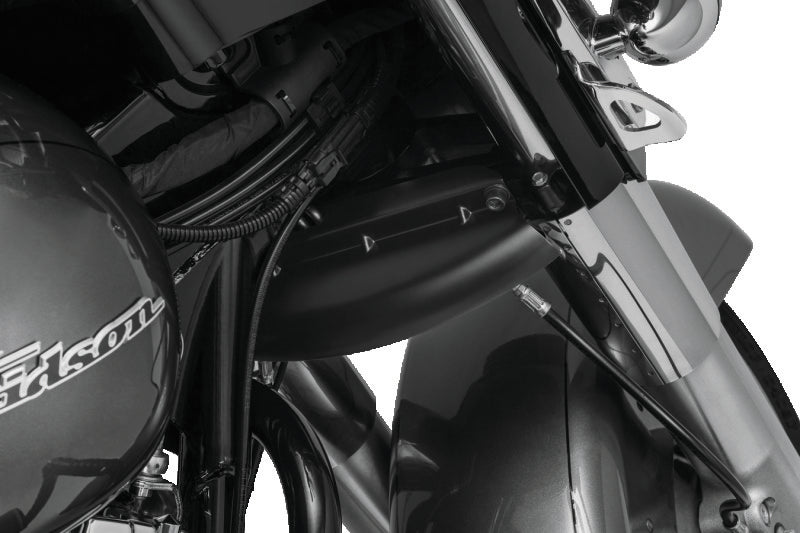 Kuryakyn Lower Triple Tree Wind Deflector Black - Part Number 1805