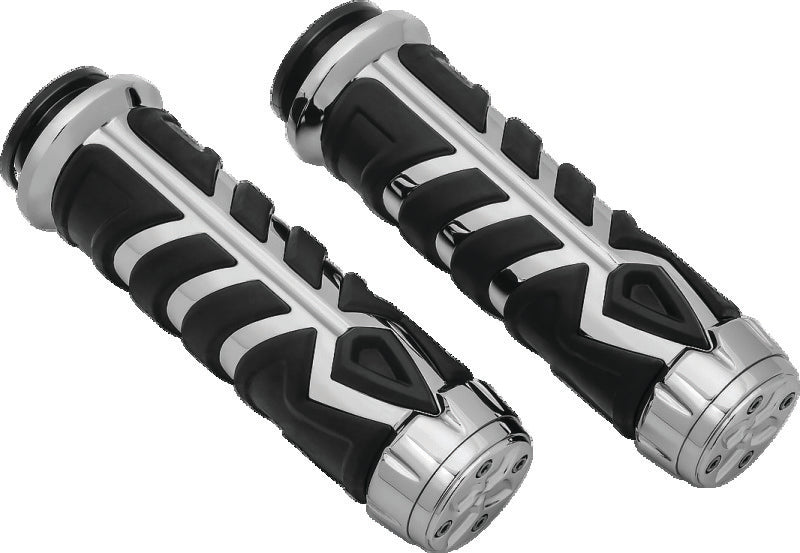 Kuryakyn Spear Grips for Indian Motorcycles, Chrome – Part Number 5752