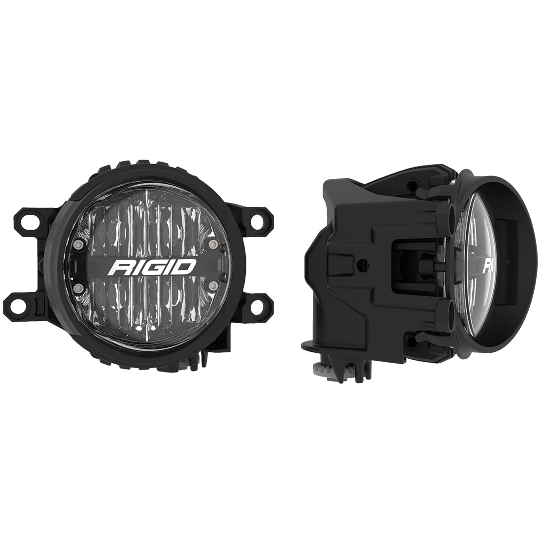 Rigid Industries - 37116 - Fog Lights - Toyota Fog Mount Kit For 10-20 Tundra/4Runner 16-20 Tacoma With 1 Set 360-Series 4.0 Inch SAE White Lights
