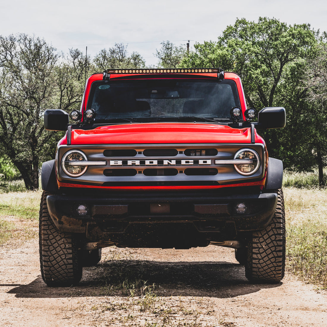 Rigid Industries - 37121 - LED Light Pods - 2021-Present Ford Bronco 360-Series PRO SAE Fog Kit White