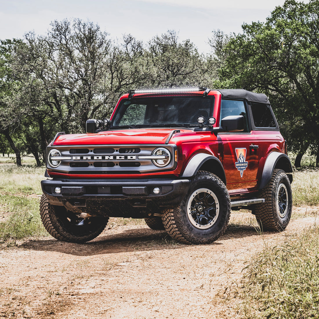 Rigid Industries - 37121 - LED Light Pods - 2021-Present Ford Bronco 360-Series PRO SAE Fog Kit White