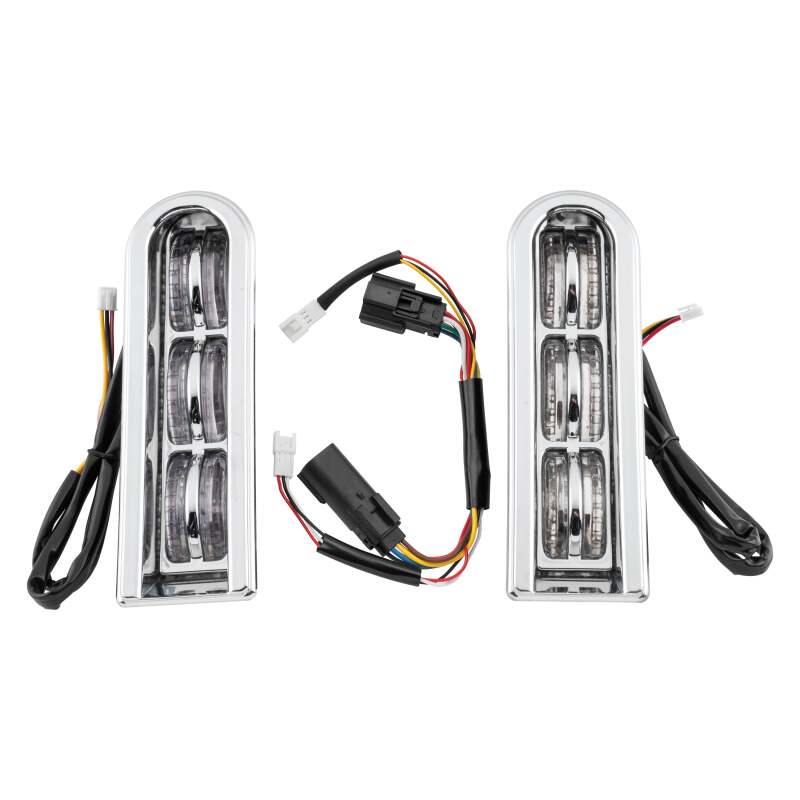 Letric Lighting Saddlebag Filler Support LED Chrome letLLC-SBF-C