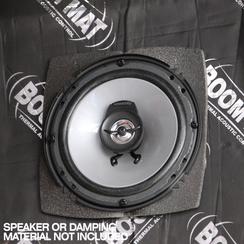 DEI Speaker Baffles 5.25in Round 6.5in Wide 6.5 Height 2.5in Deep - Pair