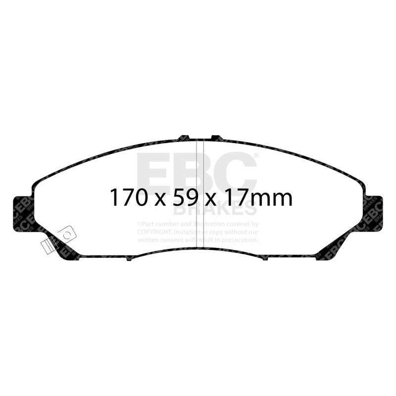 EBC Yellowstuff Front Brake Pads DP41801R for 2007-2013 Acura MDX 3.7L