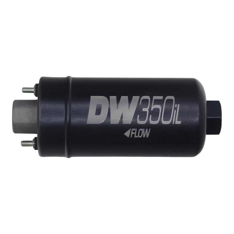 DeatschWerks 350 LPH DW350iL In-Line External Fuel Pump w/ Mounting Brackets