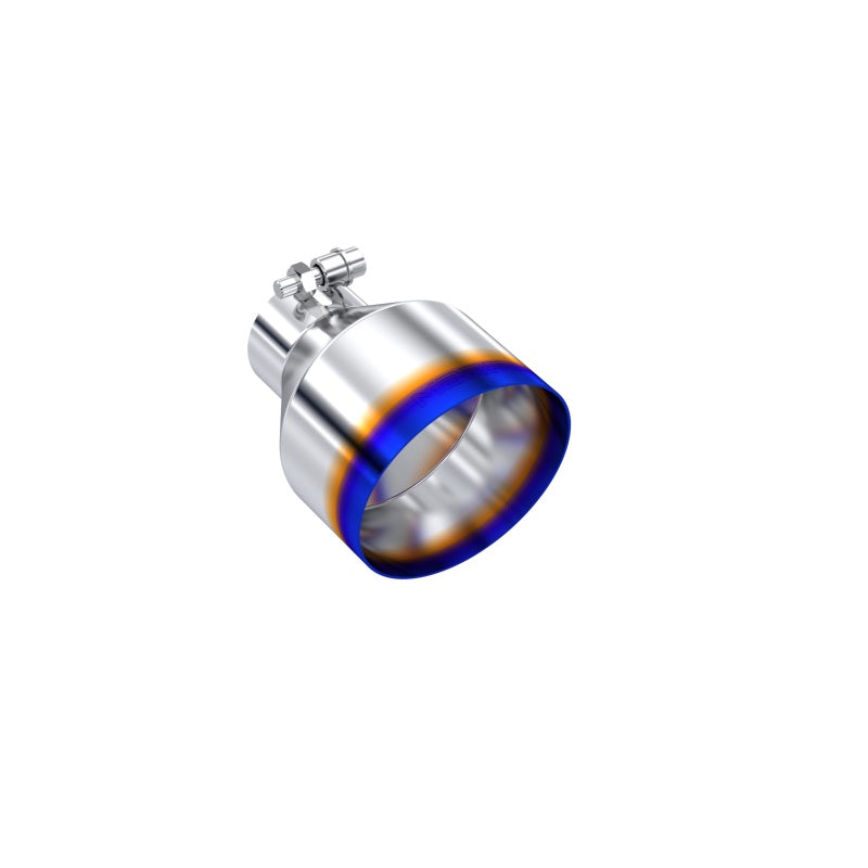 MBRP T5190BE Armor Pro Burnt End Exhaust Tip, 2.5-Inch Inlet, 5-Inch Outlet
