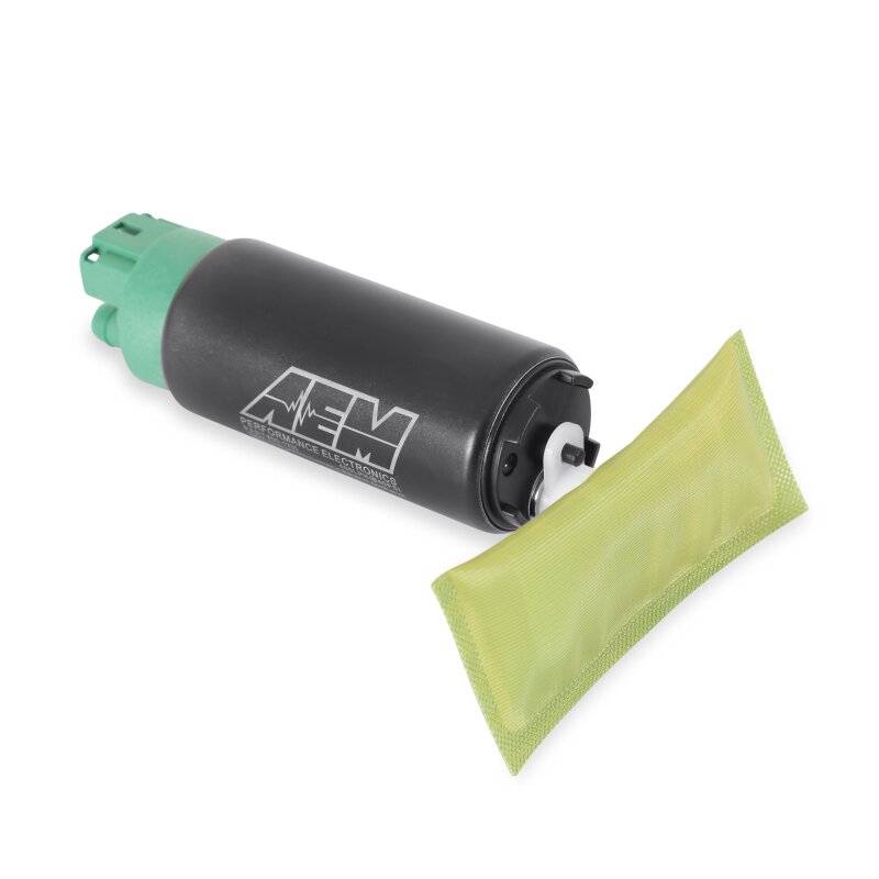 AEM 400 LPH E85 Compatible Fuel Pump Kit - Single Barb