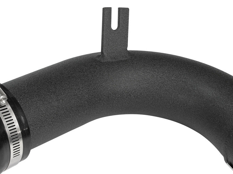 aFe BladeRunner 2.5-Inch Aluminum Cold Charge Pipe, Black, Ford Focus ST 2013-2017 2.0L Turbo, Part Number 46-20189-B