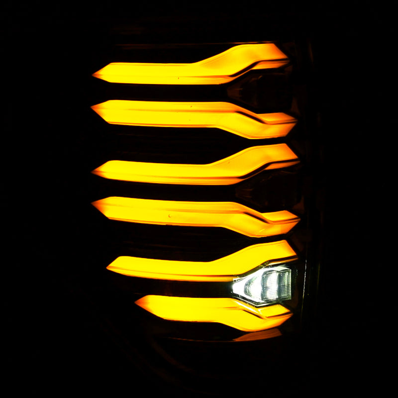 AlphaRex LUXX LED Taillights for 2009-2014 Ford F-150, Black Housing - ARX653070