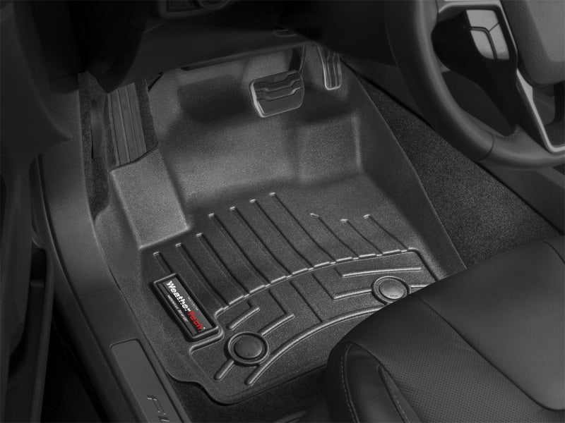 WeatherTech 14+ Chevrolet Silverado Front and Rear Floorliners - Black
