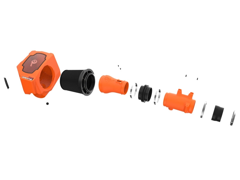 aFe Momentum GT Orange Edition Cold Air Intake with Black Pro 5R Filter, Part Number 50-70120KN