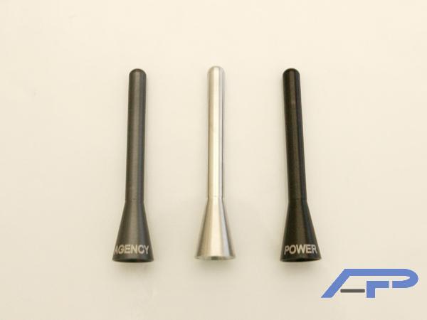 Agency Power Universal Billet Shorty Antenna, Black – Part Number agpAP-UNI-600BLK