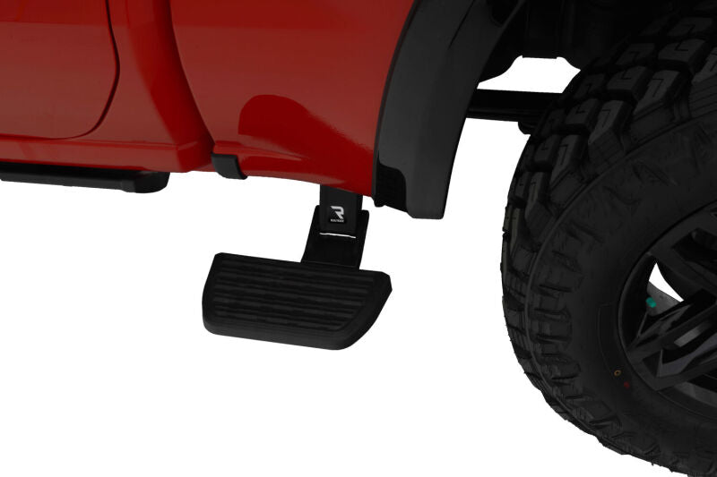 AMP Research BedStep2 Flip-Down Side Step for 2019-2026 Chevrolet Silverado and GMC Sierra 1500 Short Bed - 75415-01A
