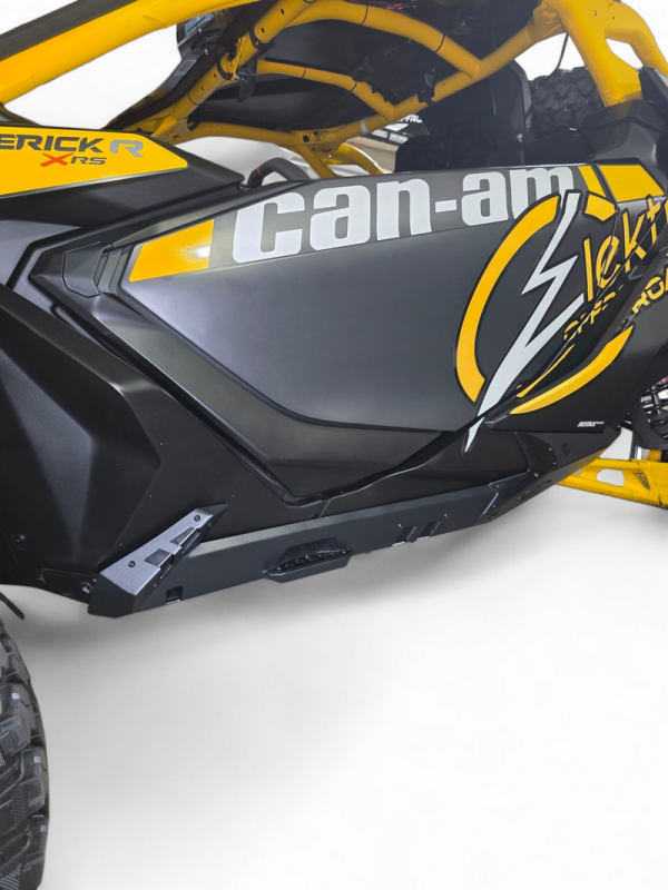 Elektric Offroad Volt Series Rocker Guards for 2024+ Can-Am Maverick R – Side-Impact Protection with Built-In Step Plate