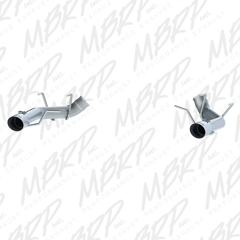 MBRP Armor Pro 3-Inch Dual Axle-Back Exhaust System with Muffler Delete for 2011-2014 Ford Mustang GT